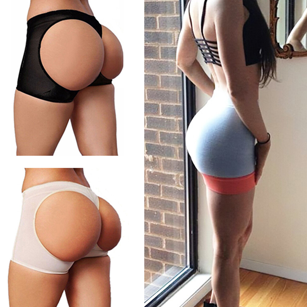 Women Body Shaper Brief Butt Lift Panties Push Up Booster Hip Enhancer Shapewear