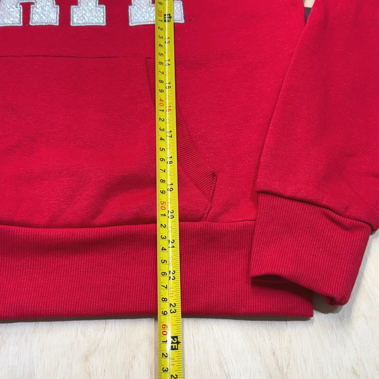 Colosseum Ohio State Buckeyes Womens S Rhinestone Drawstring Bling Hoodie NWT