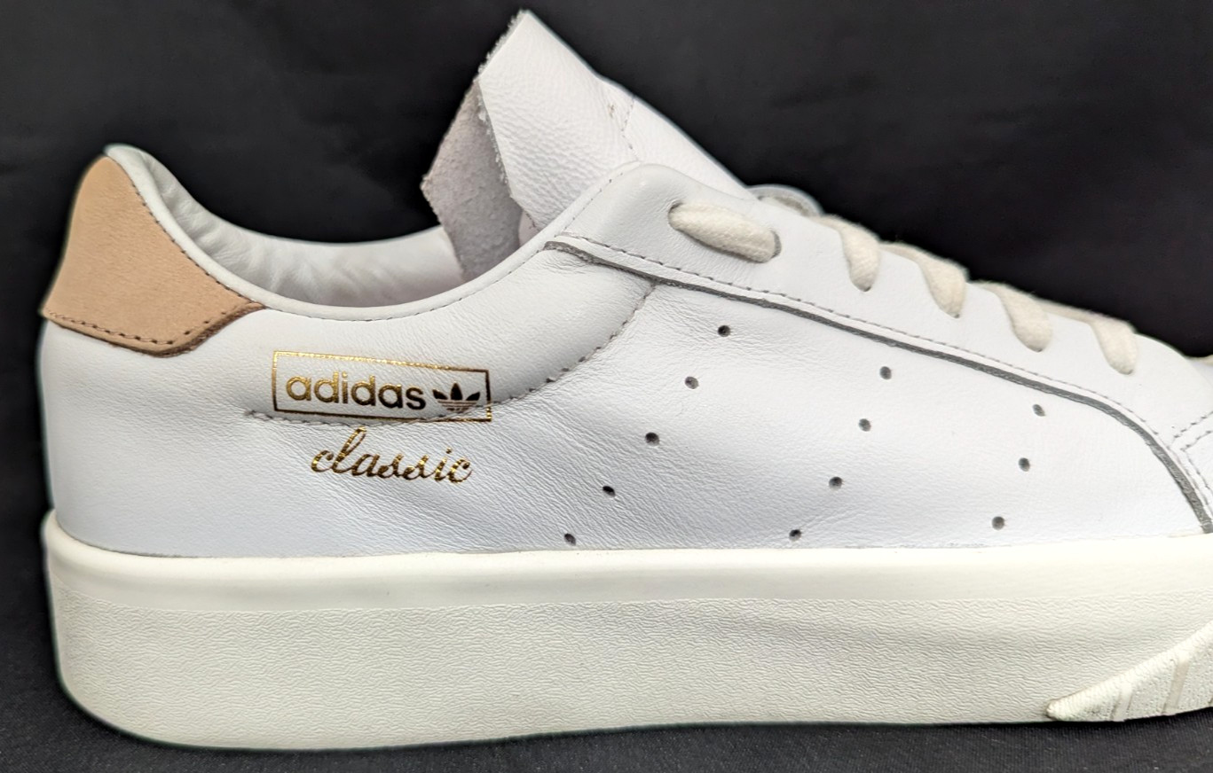 ADIDAS Everyn Triple White Sneakers Genuine Leather CQ2004 Women’s US 7/ 38 2/3*