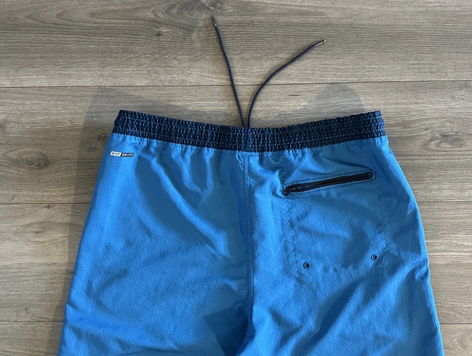 Hurley Mesh Lined Swim Trunks Pockets & Drawstring Mens Large Blue