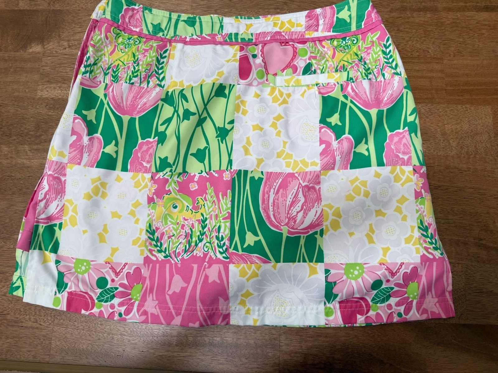 Lilly Pulitzer Patchwork Floral Print Skort Size 10
