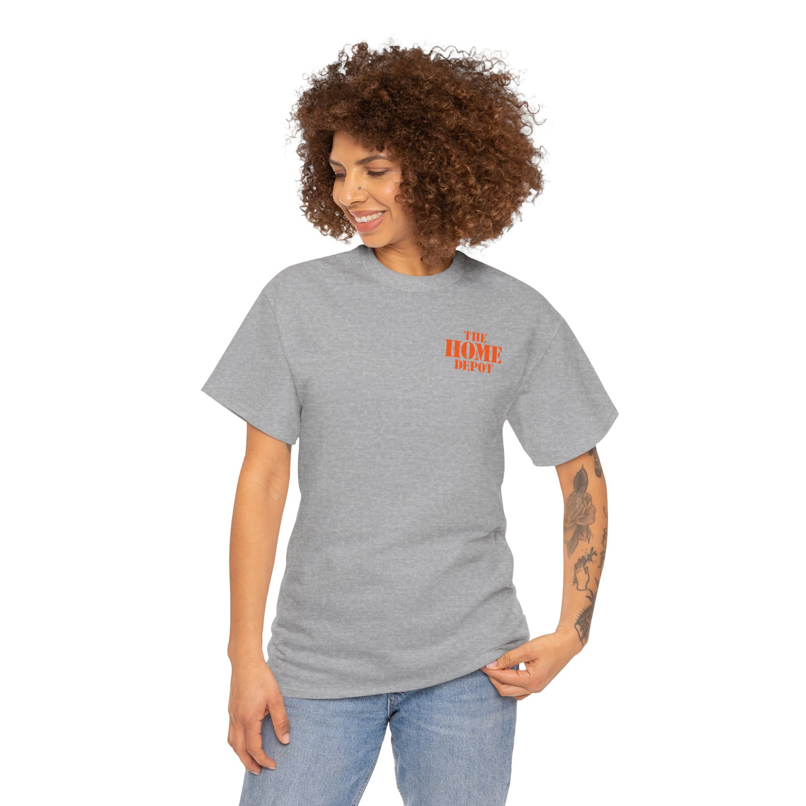 New The Home Depot Store Logo Men’s T-Shirt American Twoside Tee Shirt