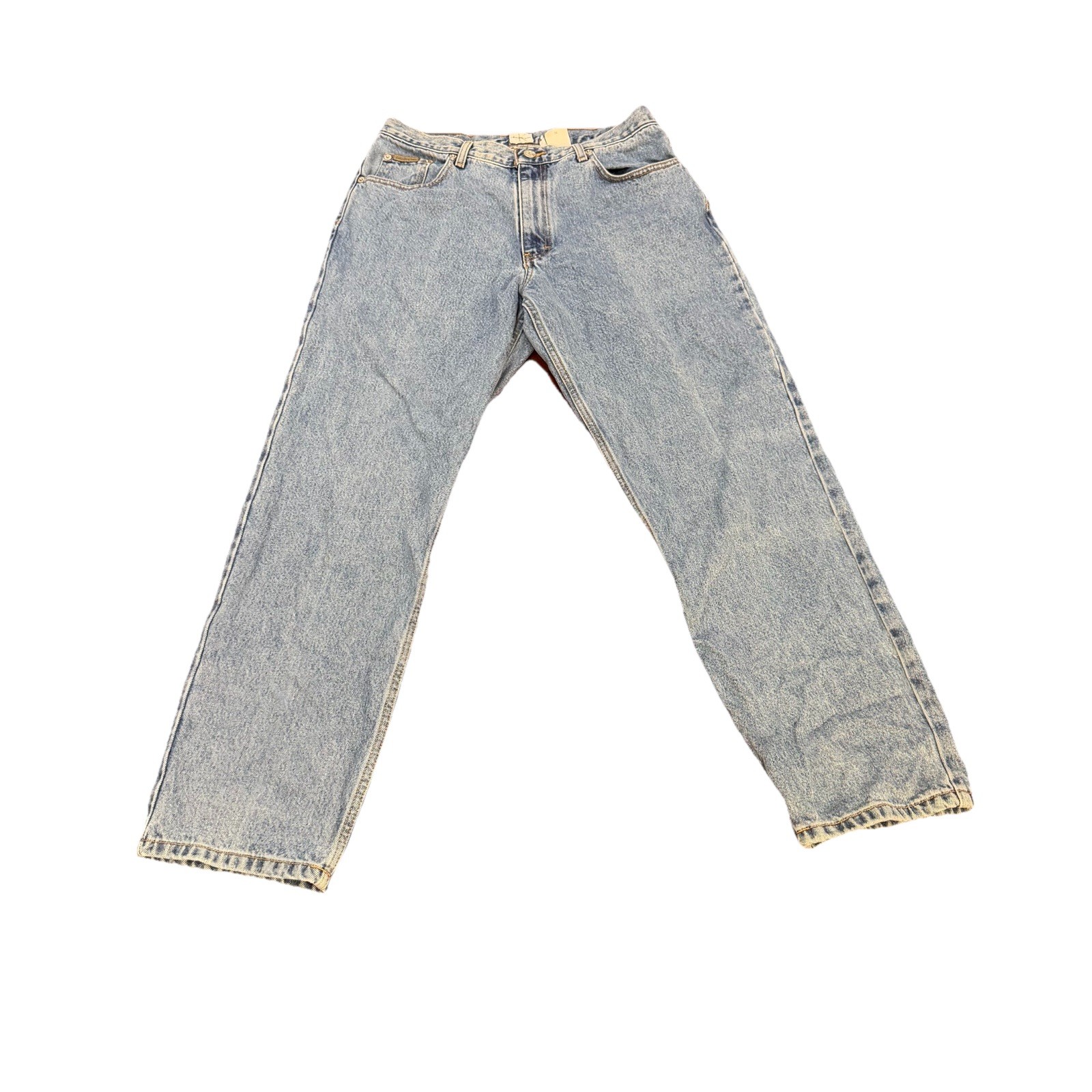 Calvin Klein Jeans Mens Jeans 33×30 Double Stone Wash – Work Causal- Very Good