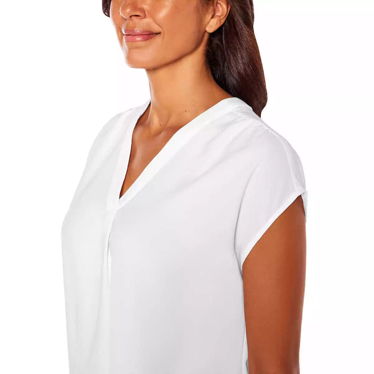 Banana Republic Ladies’ Short Sleeve V-Neck Blouse(#1764639 & 1685714)