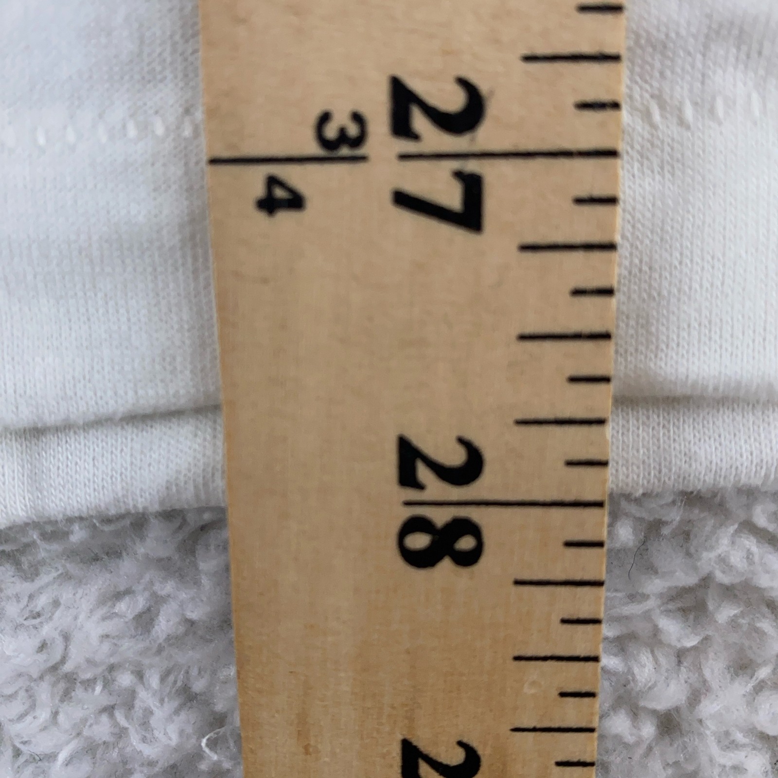 Vintage 80s Permanent Press Blank White Shirt Mens XS 50/50 Poly Cotton Made USA