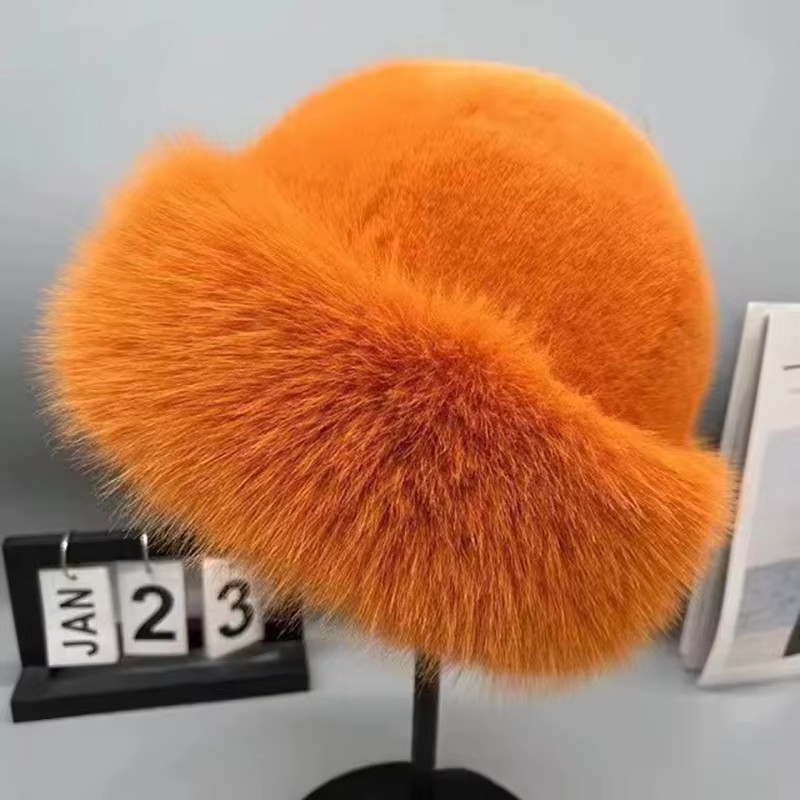 Plush Mongolian Hat for Women – Cute & Warm Winter Hat Soft Cozy Fall/Autumn Hat
