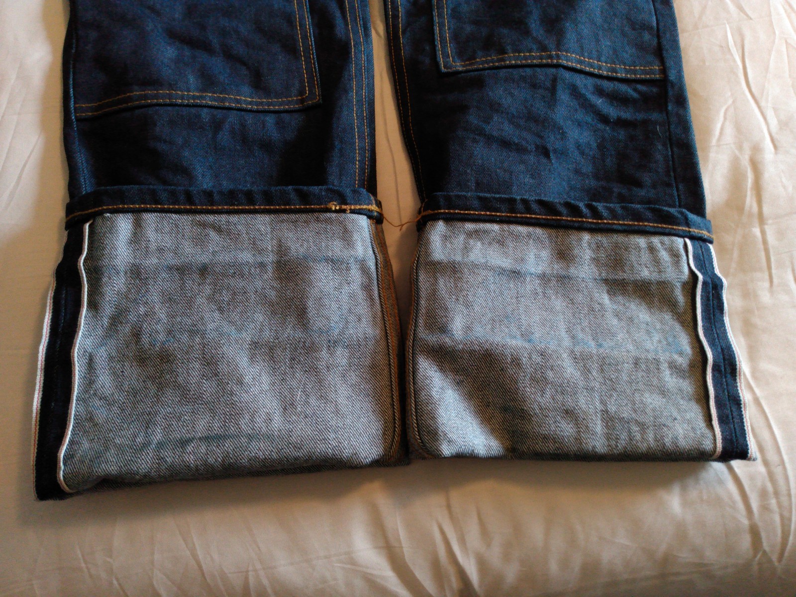 Brave Star Selvage Die Hard Double Knee Cone Mills 16.25oz 30″ x 36″ Jeans
