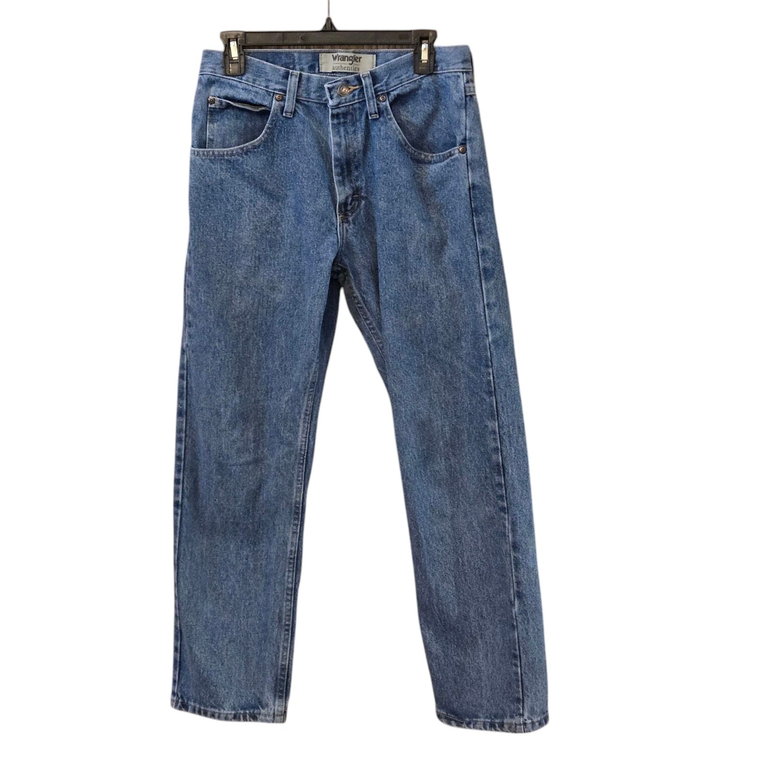 Wrangler Authentics Men’s 30Wx29L Classic 5-Pocket Relaxed Fit Cotton Blue Jeans