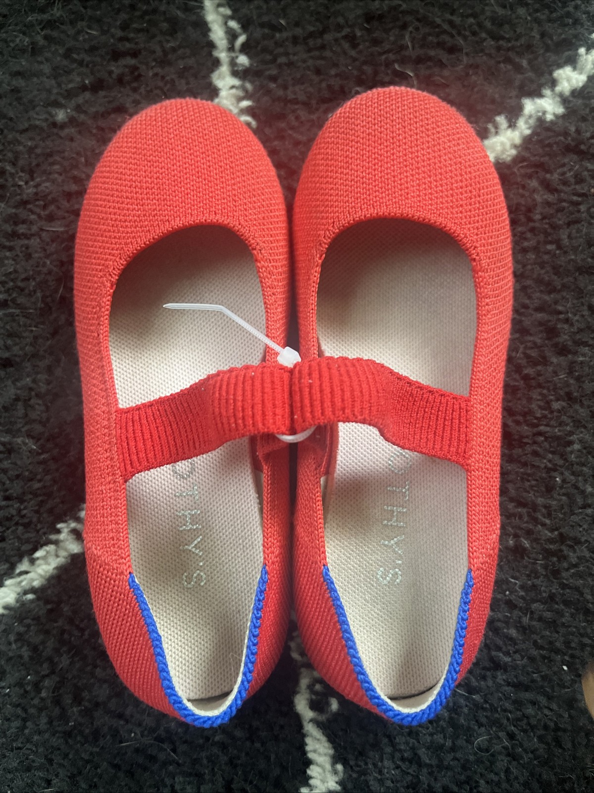 Rothy’s Authentic Toddler Maryjanes Red Gently Used Size 11