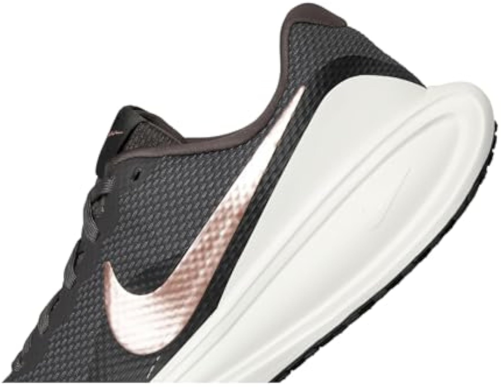 Nike Womens Revolution 8 White/Black/Metallic Gold 5.5 Medium – White/Black/Meta