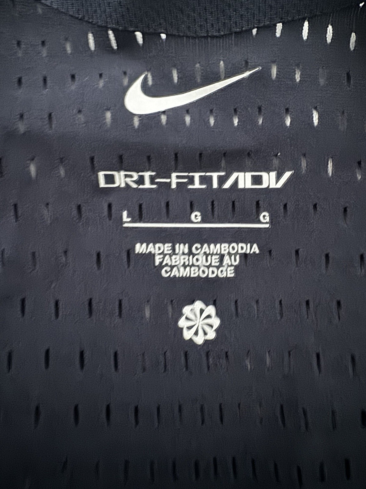 Nike Aeroswift Dri-Fit ADV Running Singlet FN4231-451 Obsidian Mens Size Large