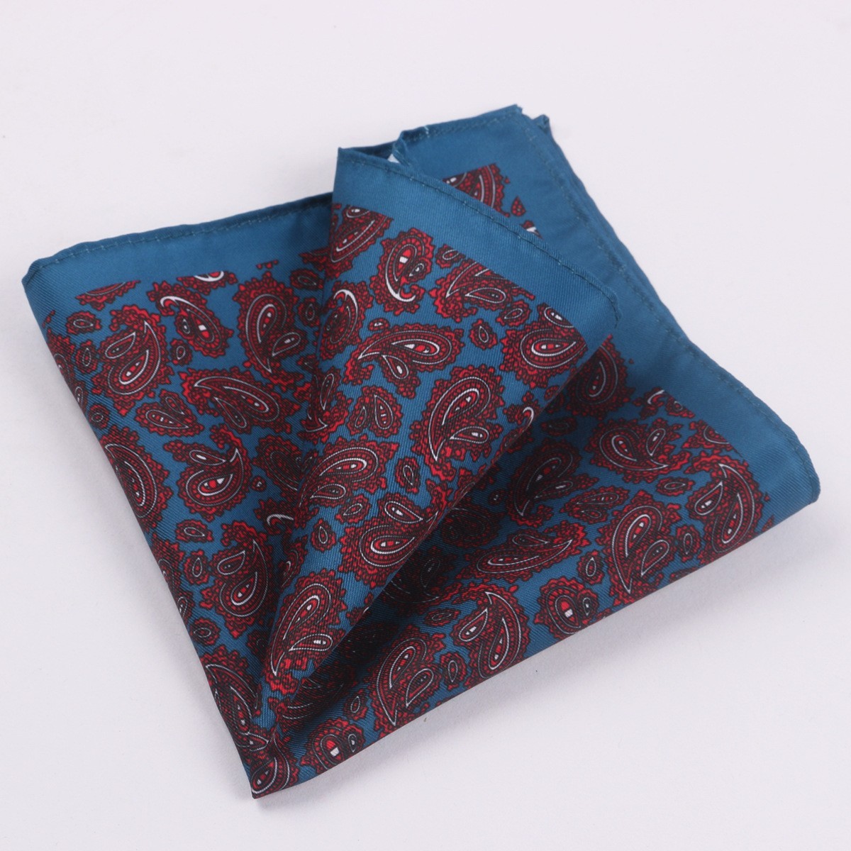 Vintage Paisley Pocket Square Handkerchief Men’s Chest Business Suit Accessories