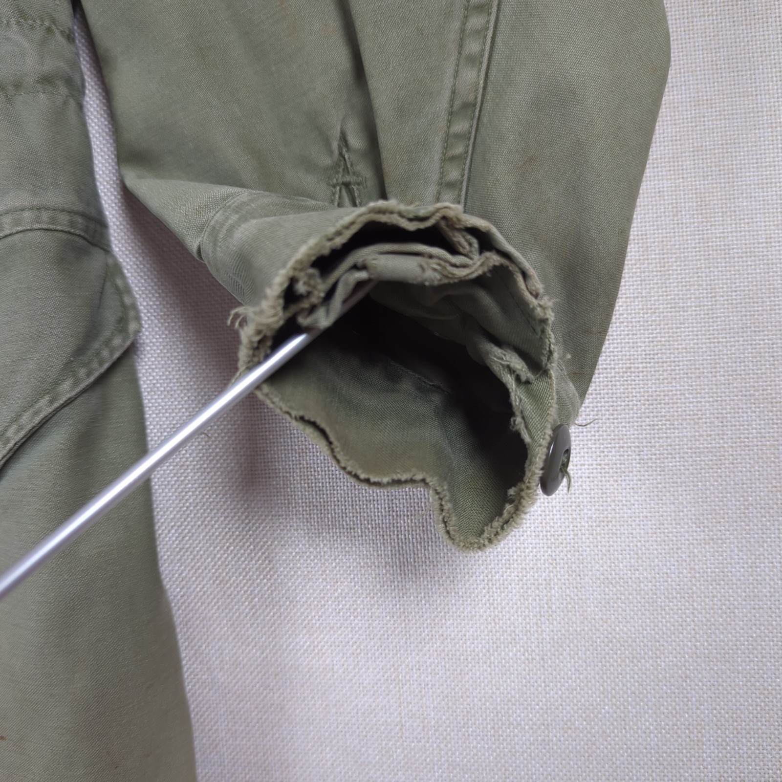 VTG 50s US Army M-51 Field Jacket Small OG-107 Green Distressed Korean War