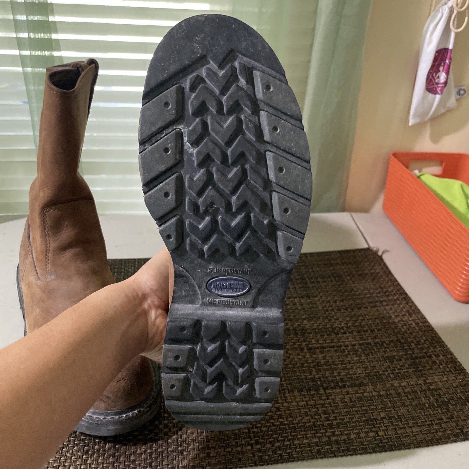 Wolverine MEN’S DD WORK STEEL TOE WELLINGTON 8.5 W04707