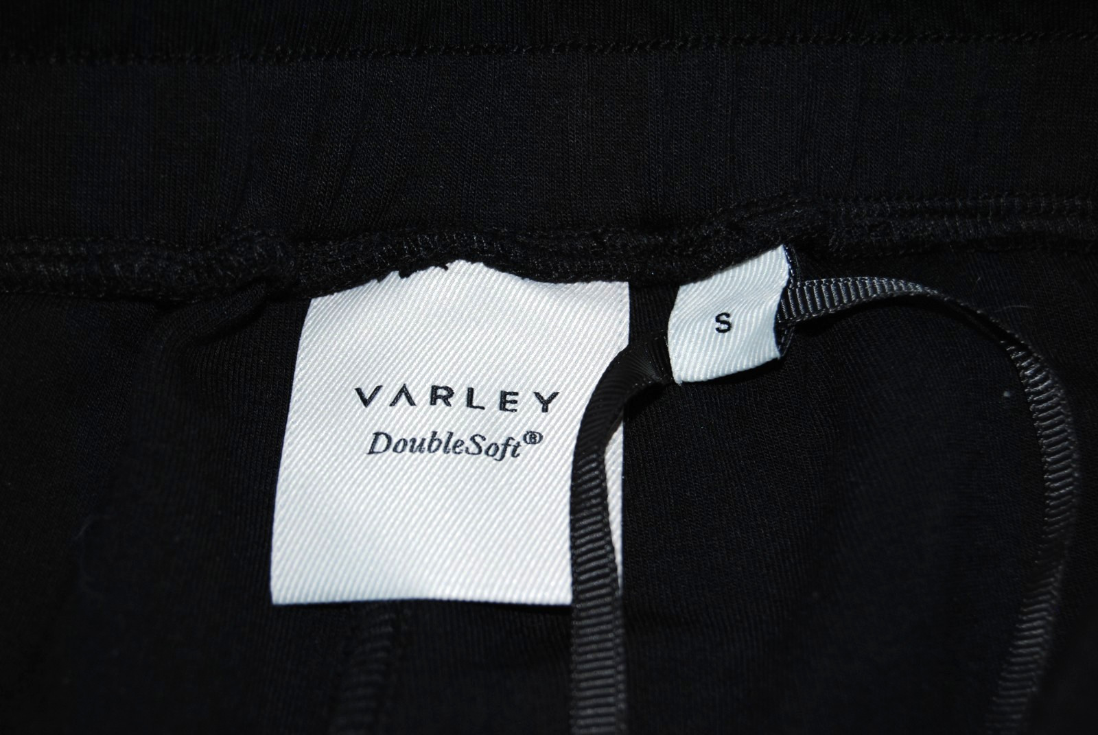 NWOT VARLEY DOUBLE SOFT THE WIDE LEG 28-INCH PANTS BLACK WOMEN’S SIZE SMALL $132
