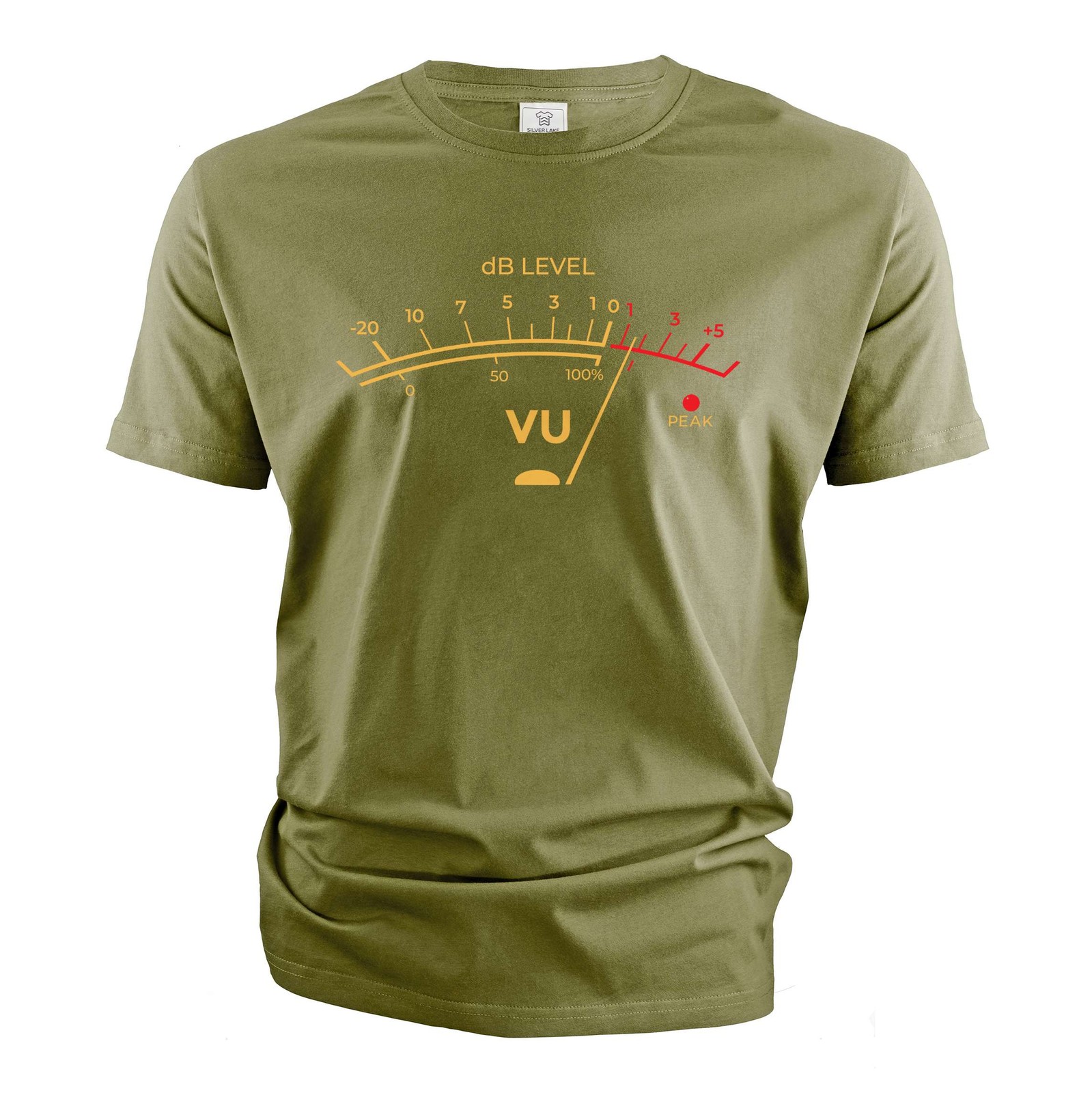 VU Meter Sound Level Studio T-Shirt Music retro Audio Engineer Recording T-Shirt
