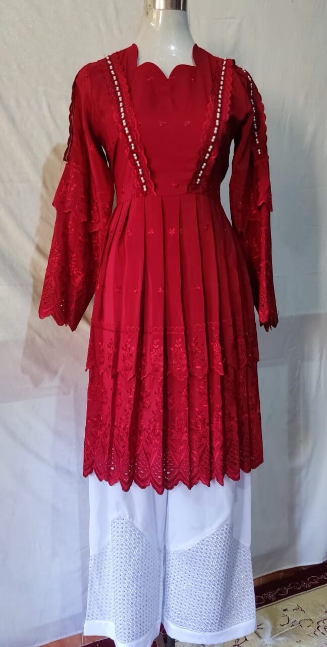 afghan TWO DAMANA clothes for women with deference colors.