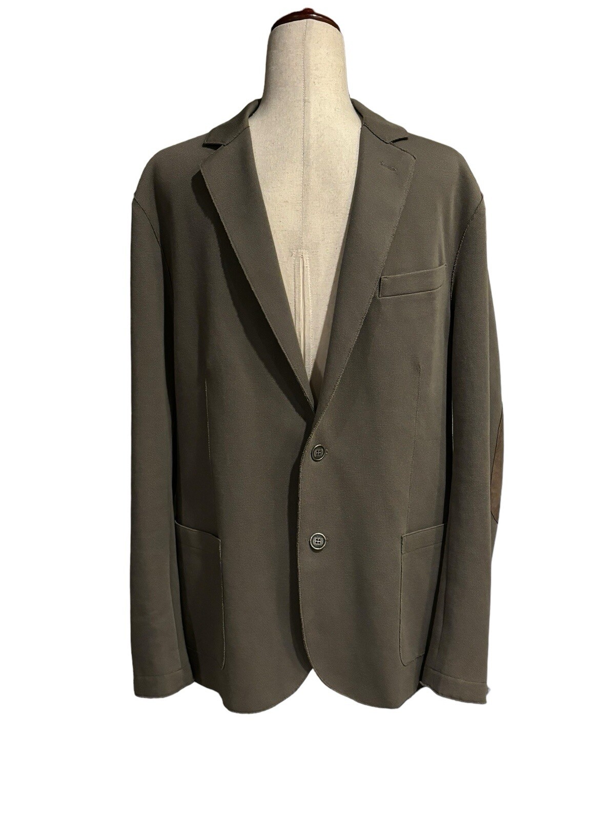 Eleventy Real Cut Patch Pocket Jacket Unstructured Blazer cotton Men IT 52 US 42