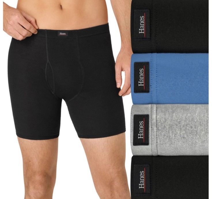 Men’s Hanes BOXER BRIEFS 5 Pk Assorted Colors And Print /Choose your Size