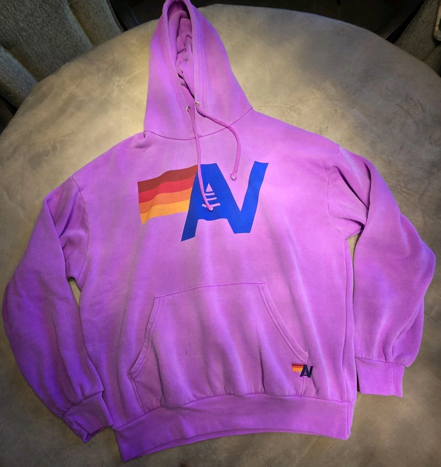 Aviator Nation Neon Purple Women’s XS Hoodie M Pants NEW