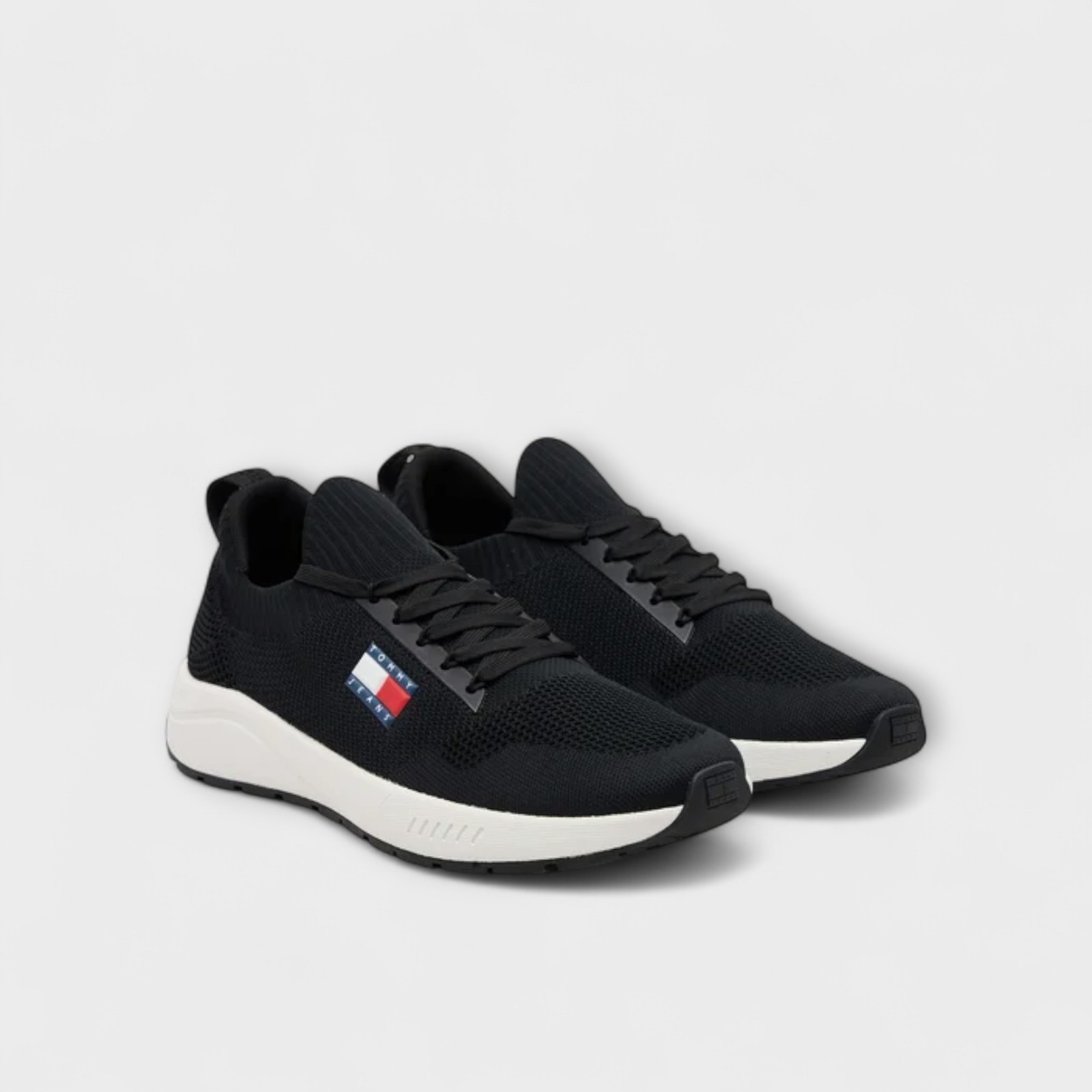 Tommy Jeans Men Shoes Sneakers Black Color EM0EM01555 40-46 EU Sizes