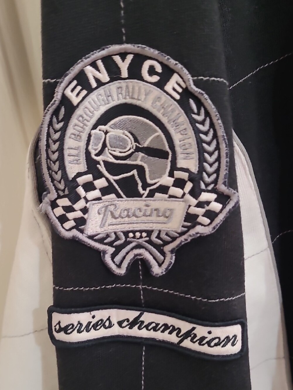 Enyce Vintage 1990 All Borough 750 Racing Track Jacket – Size XL