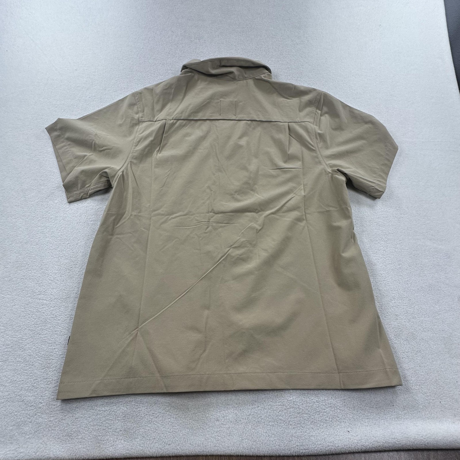Nike SB Jarritos Dri-FIT Bowling Shirt Mens Small Beige Short Sleeve DV9077