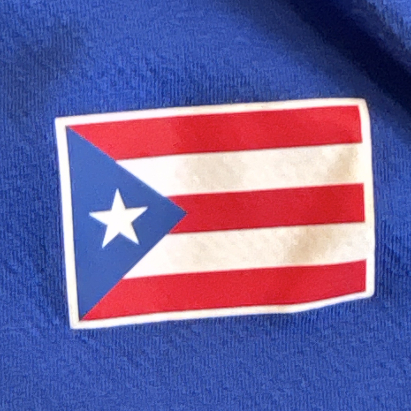 Nike Dri-FIT Men’s Puerto Rico Blue 1/4 Zip Mock Neck Long Sleeve Size XL