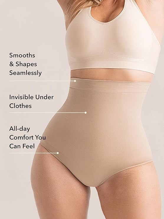 Shapewear for Women – Seamless Shapewear Tummy Control Panty, Body Shaper