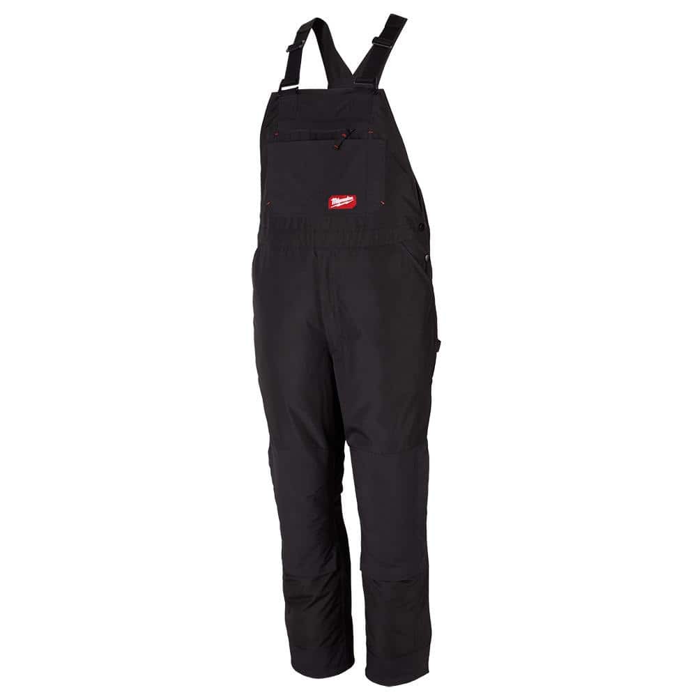 Milwaukee Men’s Large Tall Black FREEFLEX Insulated Bib Overalls