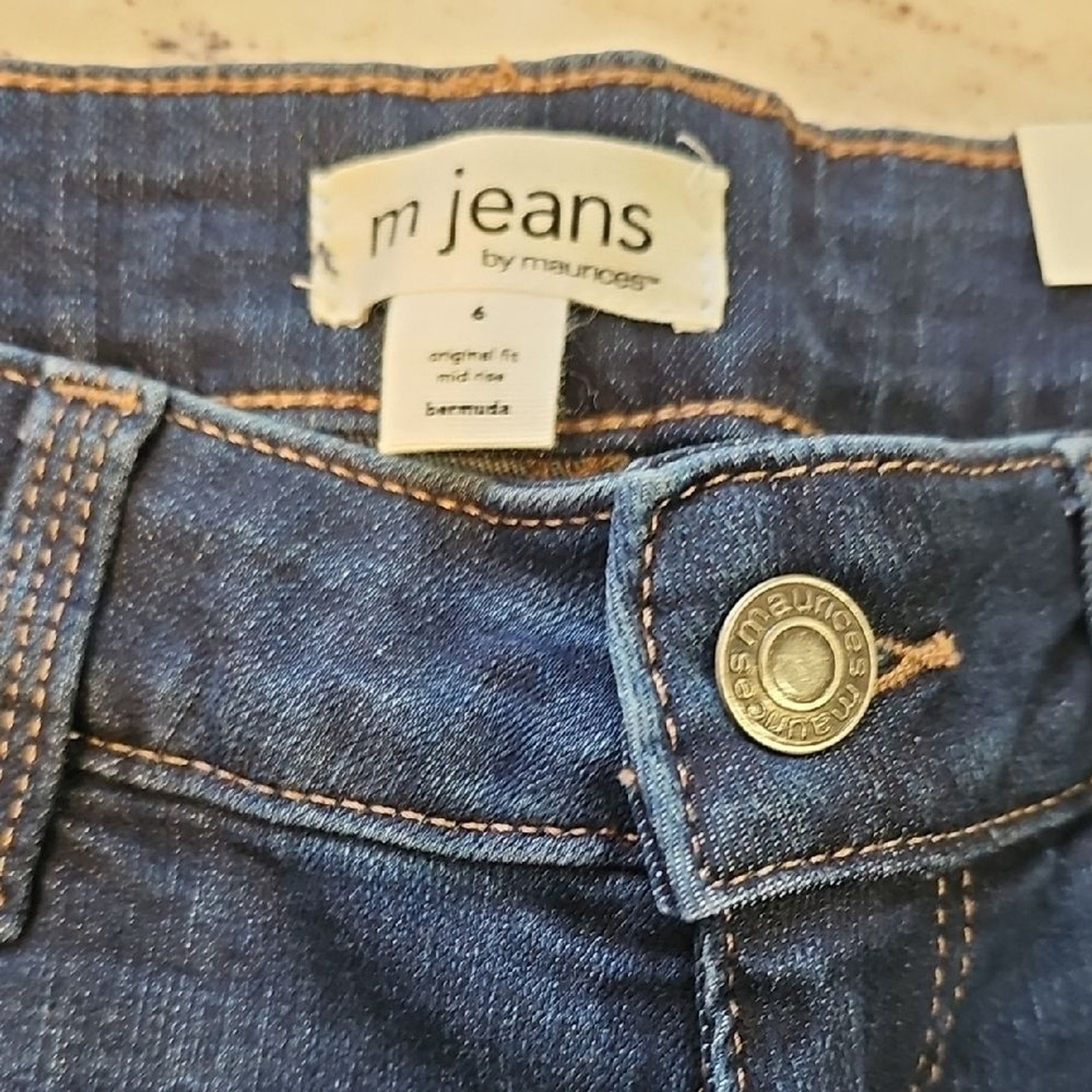 Maurices Deep Blue Denim Jeans