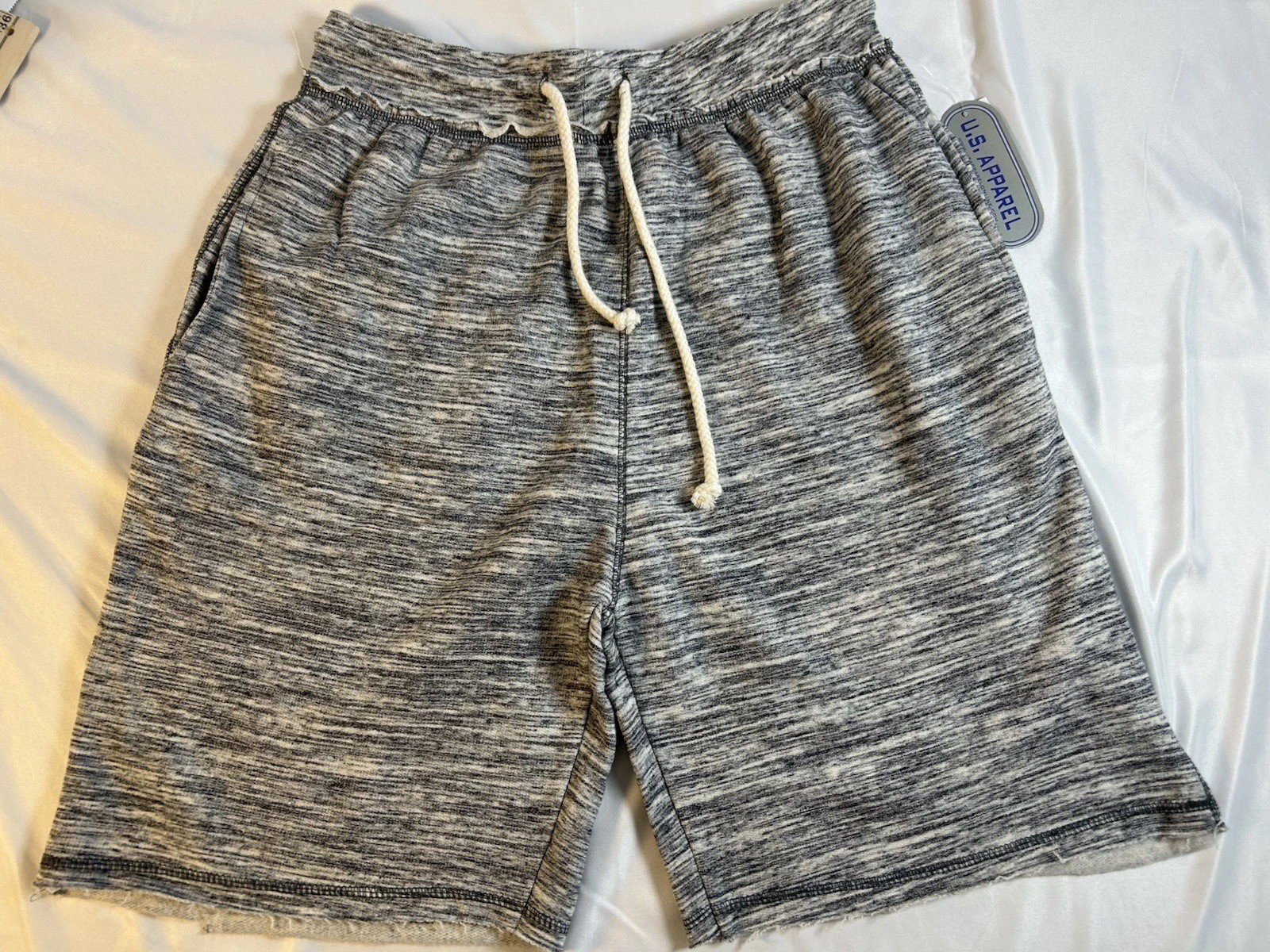 U.S Apparel Men’s Gray Heather Lounge Shorts Hamstrings Size Large NWT Casual