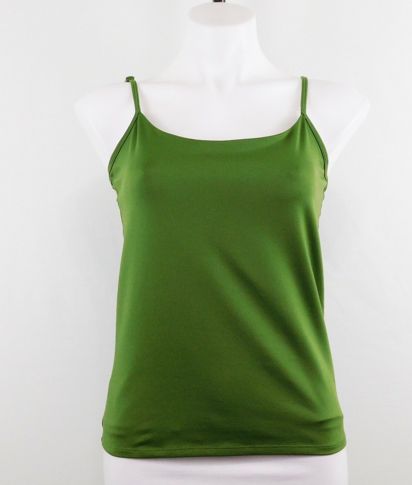 Dressbarn Women Shirt, Size M, Green, 92% Nylon, 8% Spandex