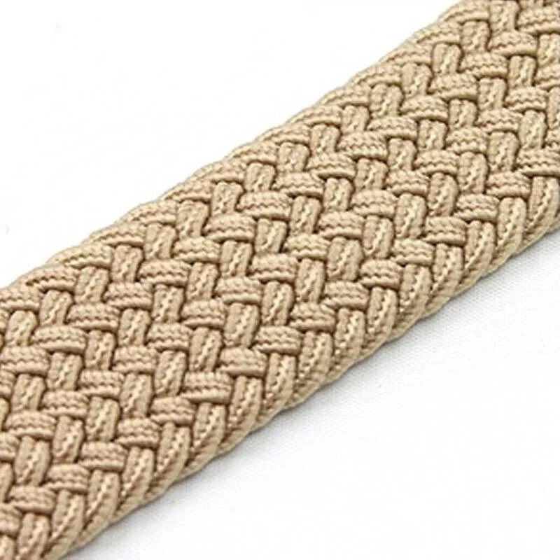 Elastic Fabric Braided Belt,Enduring Stretch Woven Belt for Unisex Men/Women/Jun
