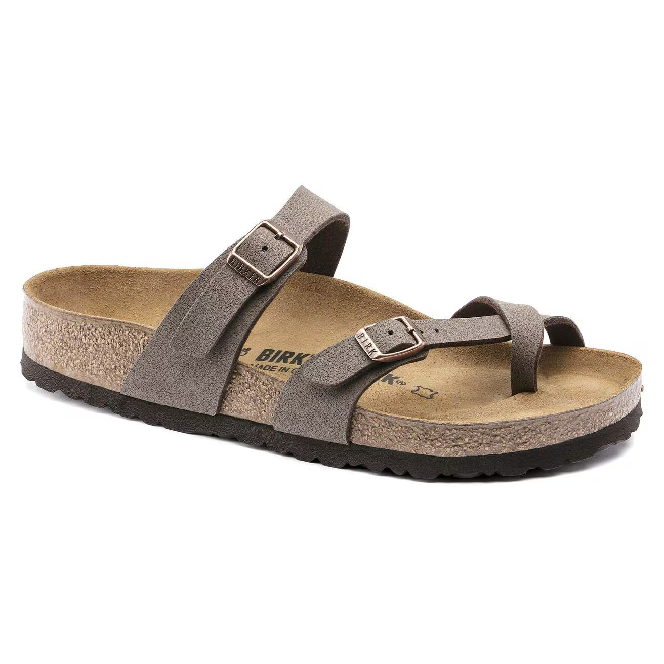 NEW IN BOX! Birkenstock Mayari Birkibuc Mocha Unisex’s Comfort Sandal – SALE!!