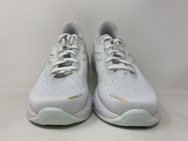 Women’s Asics Gel-Cumulus 26, White/Pale Mint, 10 B Medium US
