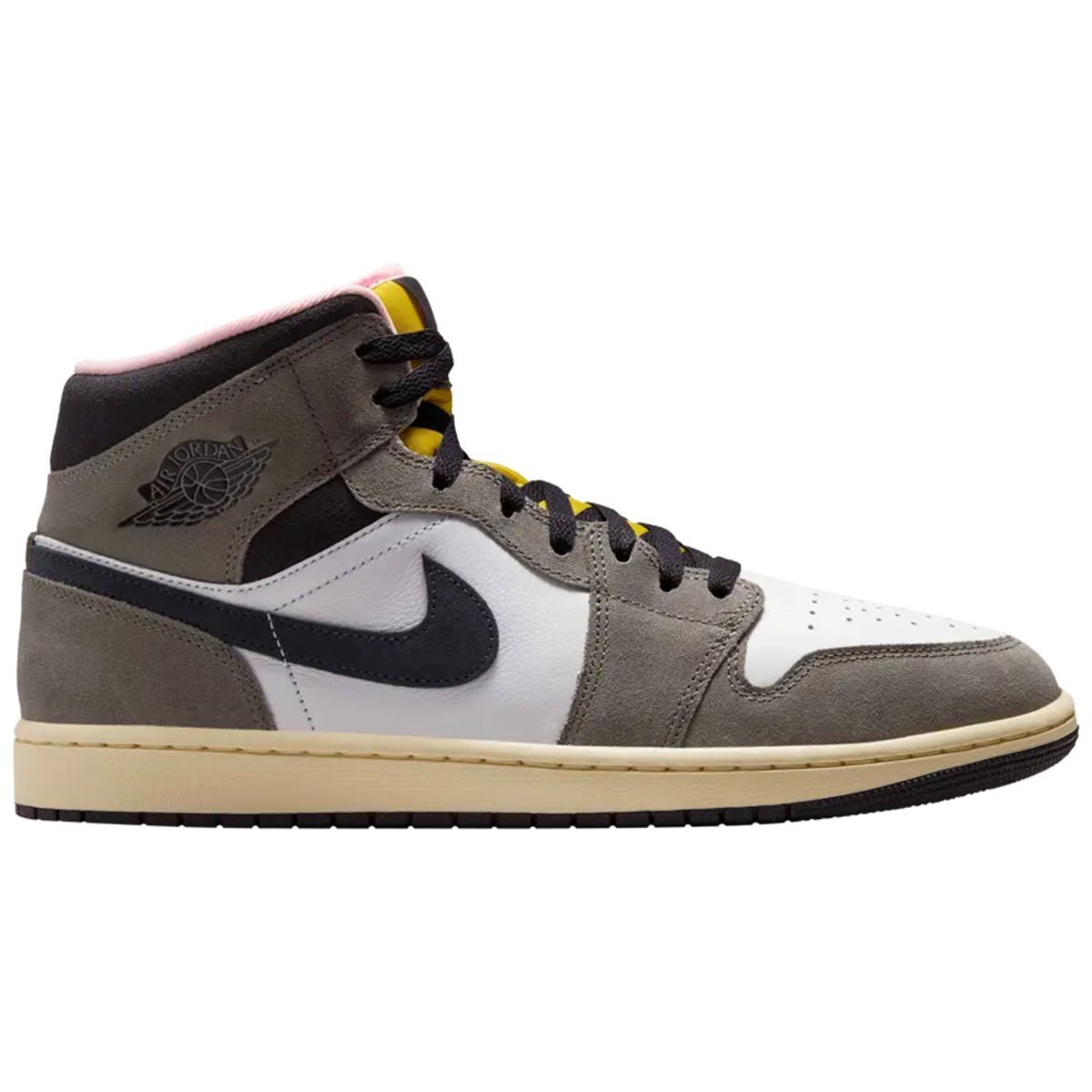 Nike Air Jordan 1 Mid SE White Cave Stone HQ2011-100 Men New