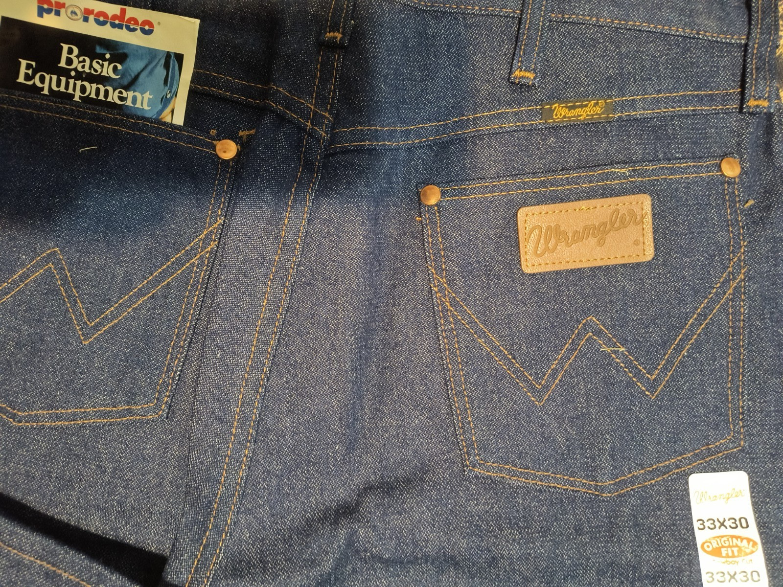 ​Wrangler 13MWZ Cowboy Cut Jeans 33×30 Original Fit Heavyweight Denim NWT ProRod