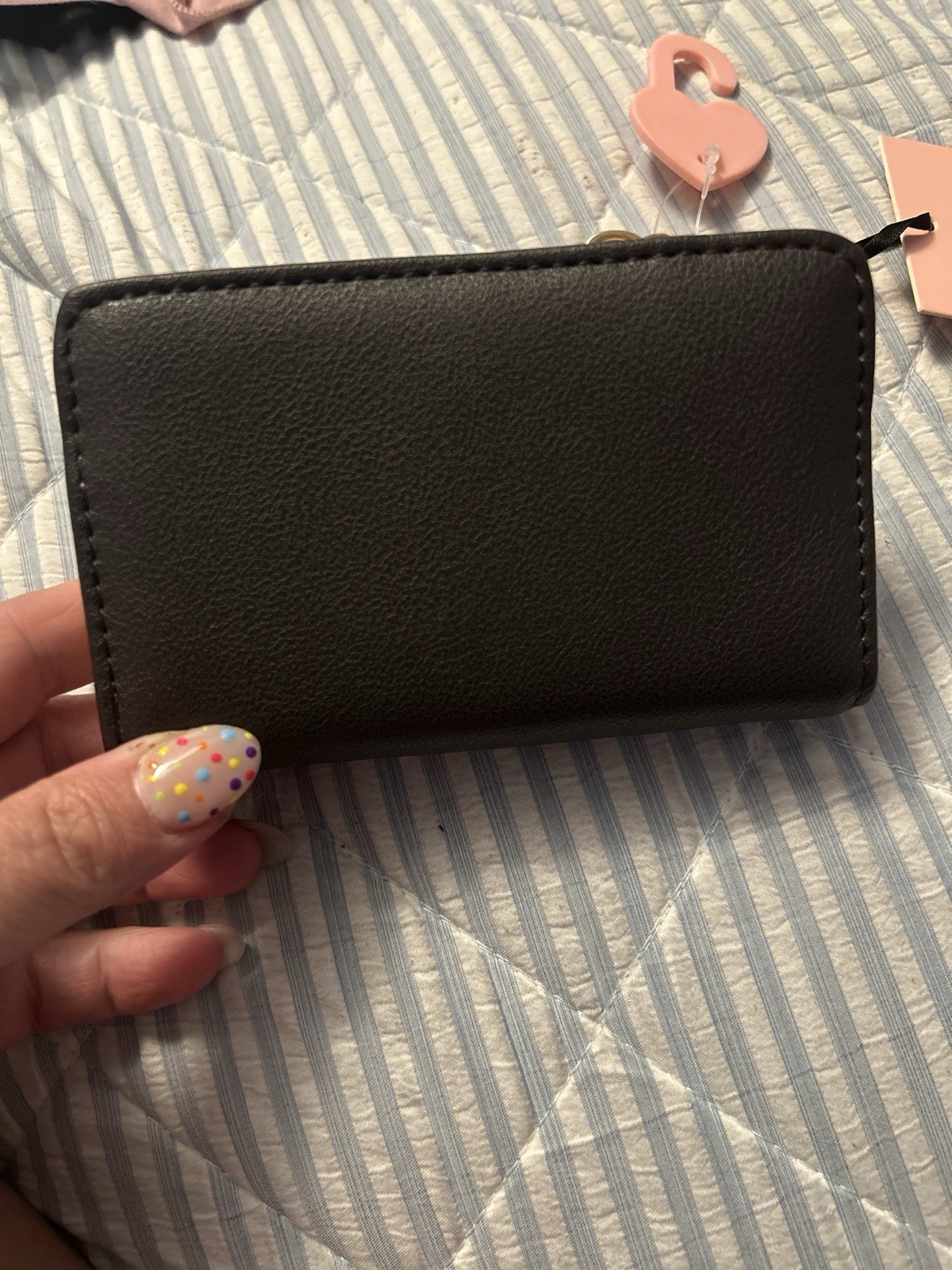 Juicy Couture Leopard Print Prep School Wallet W/Heart Charm NEW