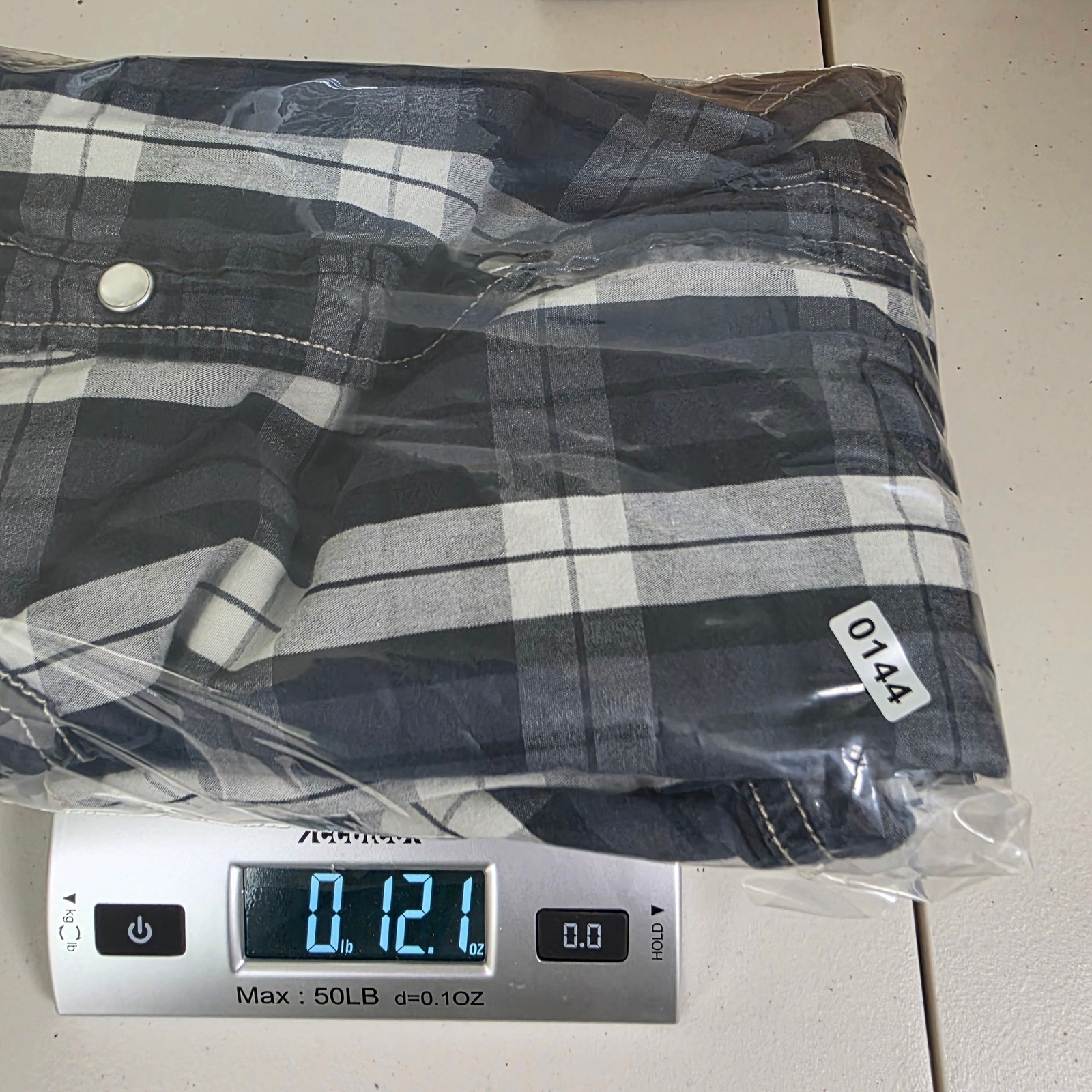Supply Company USA Mens XXL Plaid Snap Front Western Shirt NavyWhite Cotton