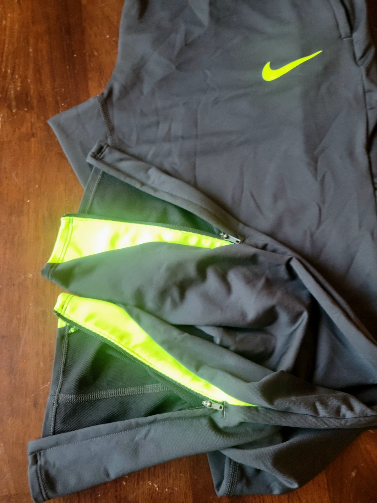 Nike Strike Men’s Size L Dri-FIT Soccer Pants Anthracite/Volt/Volt