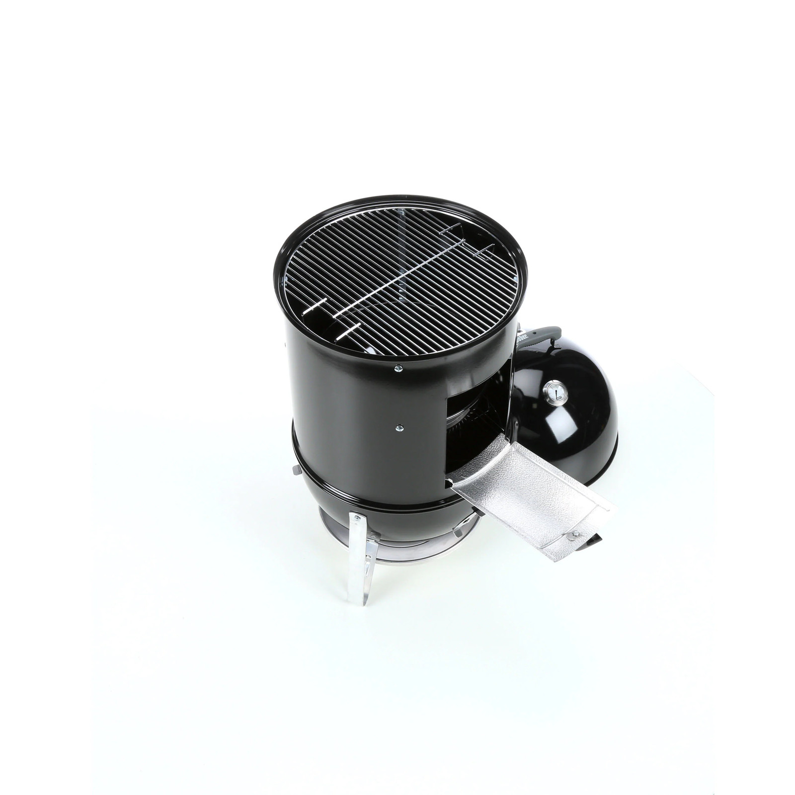 Weber 18-in Smokey Mountain Cooker 481-Sq. in Black Porcelain-Enamel Vert|119158