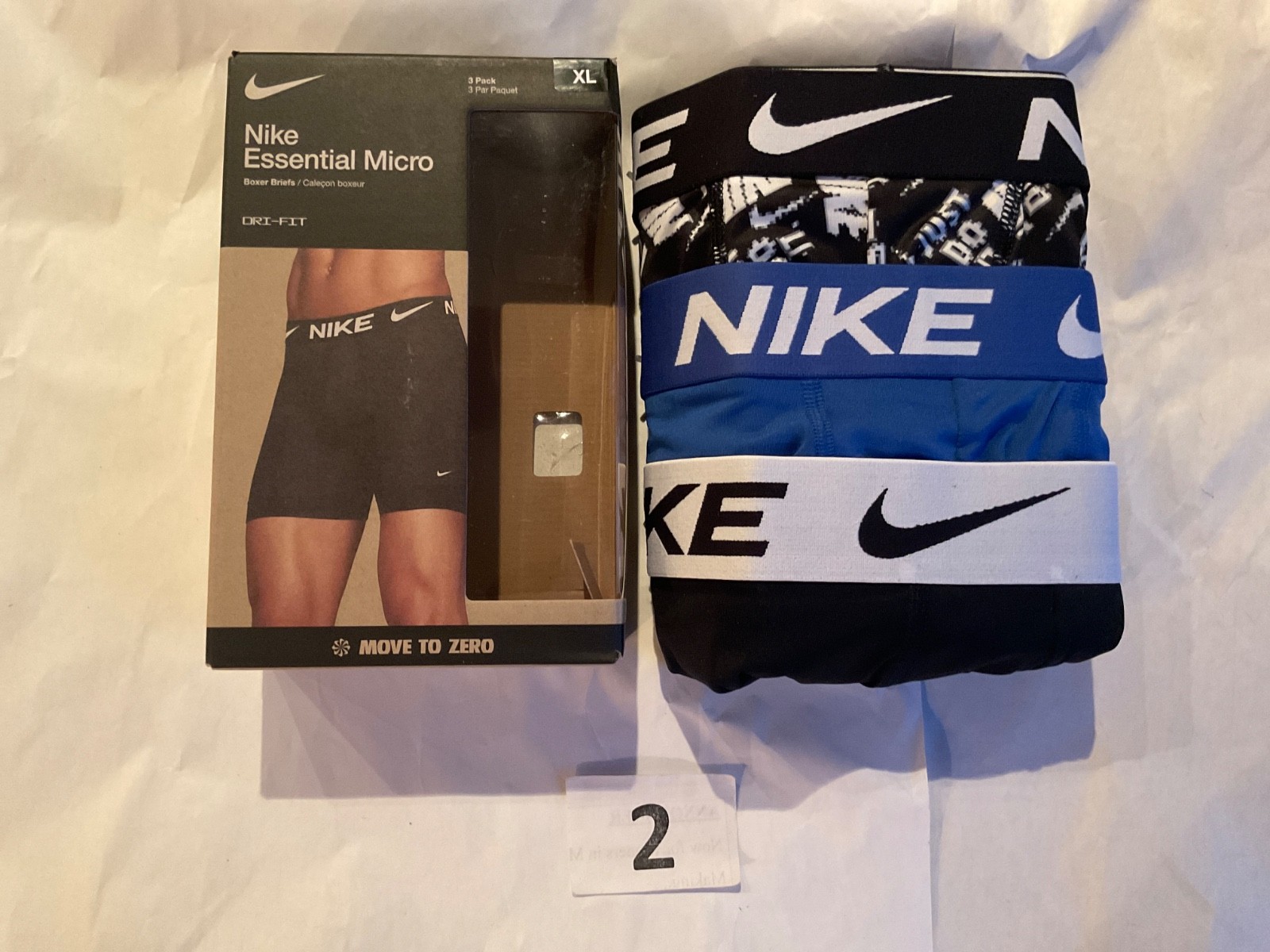 Nike Essential Micro 3-Pack Boxer Brief Dri Fit New Orange Blue Gray Pink Black