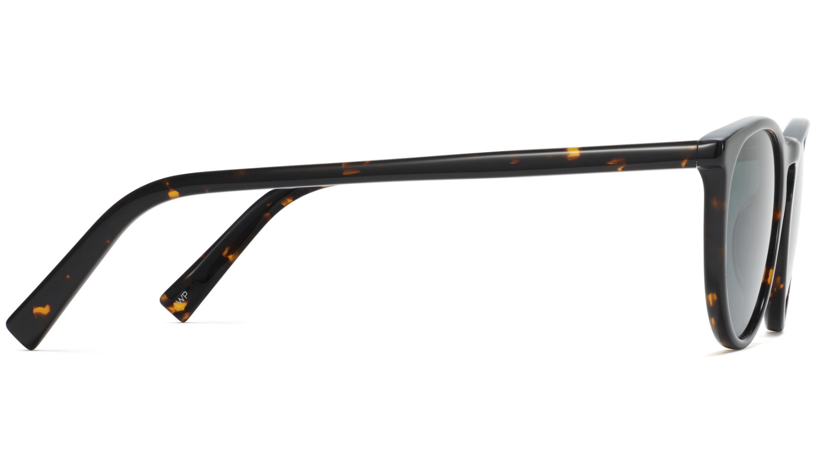 Warby Parker HASKELL Sunglasses WHISKEY TORTOISE Frames Polarized Green Lens NWT