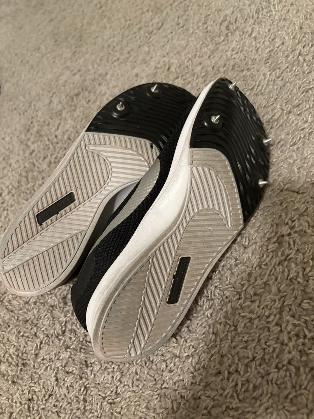 Nike Zoom Rival Distance Black Spikes Men’s Size 10 Track and Field Distance