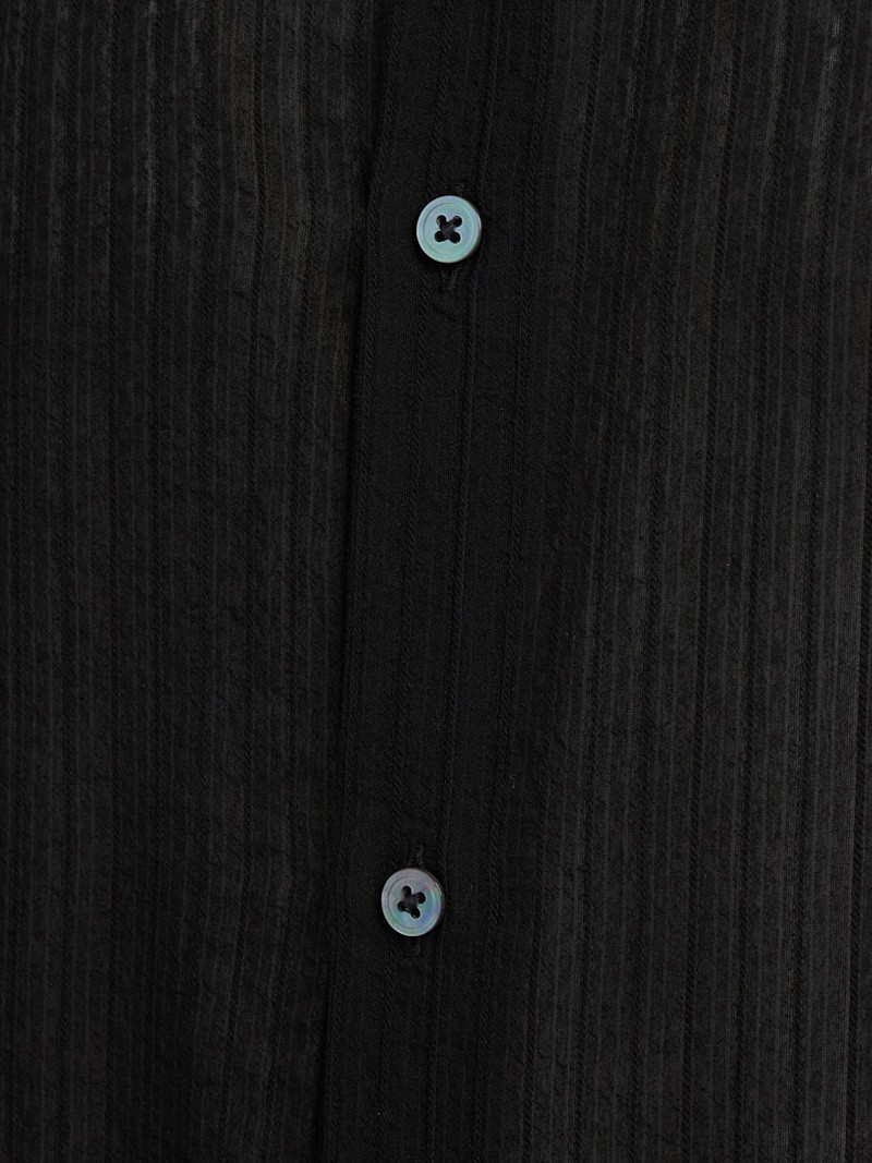 ANN DEMEULEMEESTER Andre Black Classic Shirt New & Authentic