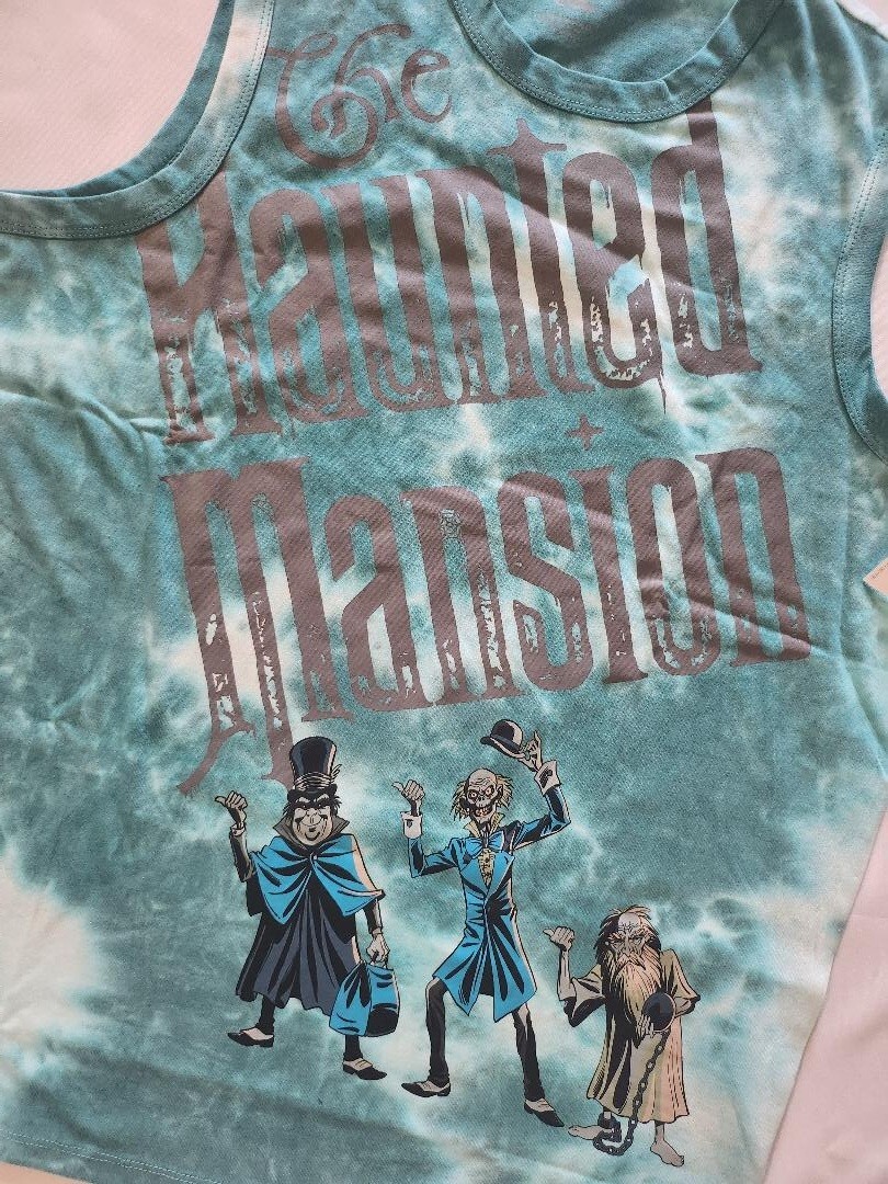 Disney Parks The Haunted Mansion Hitchhiking Ghosts Muscle Tank Top Great Gift