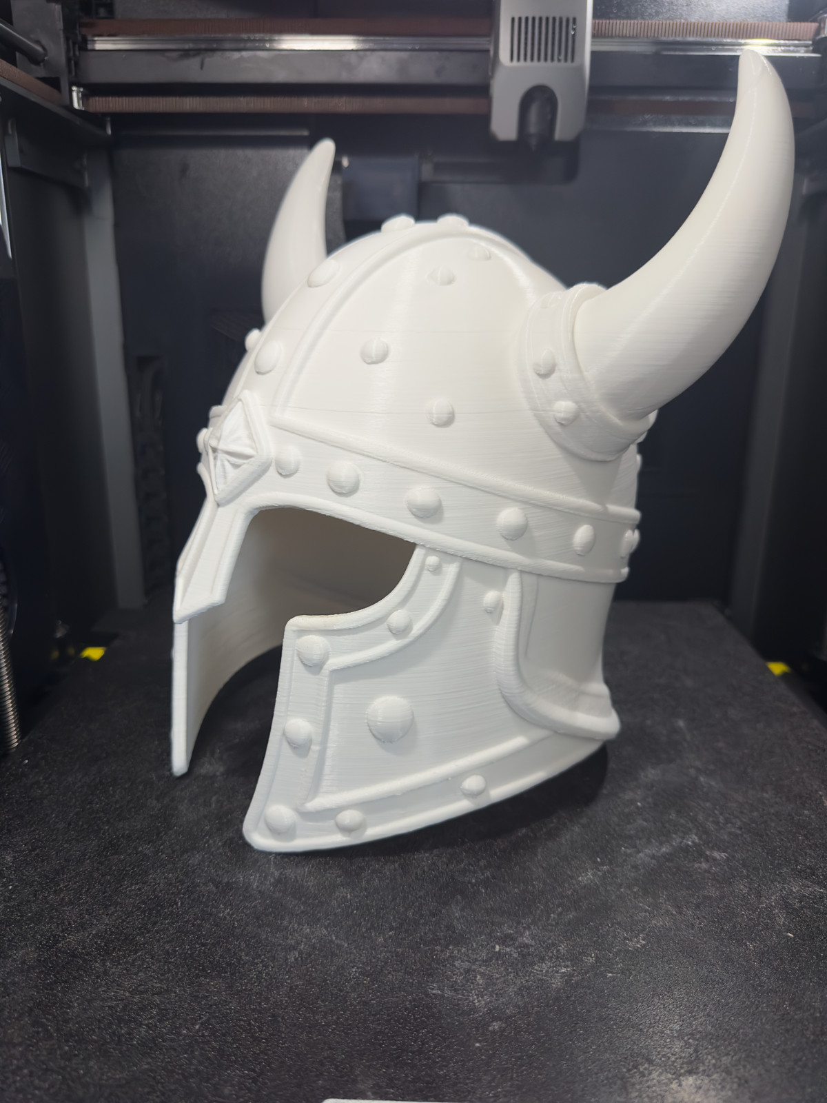 3D Printed Viking Warrior Helmet for Kids Ages 5-10 | Horns | Cosplay | Unpainte