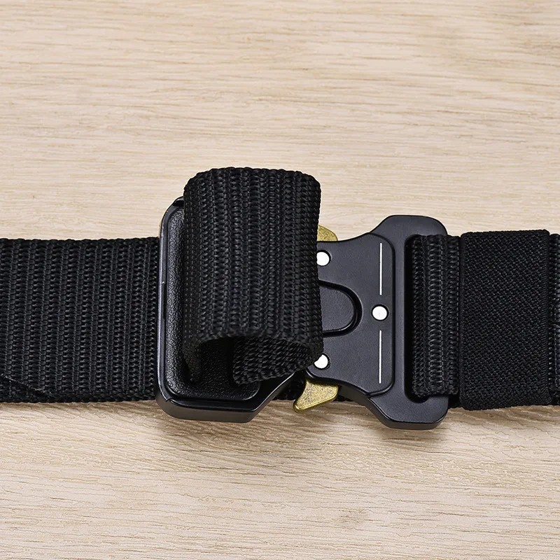 MEN Casual Military Tactical Army Adjustable Quick Release Belts Pants Waistband