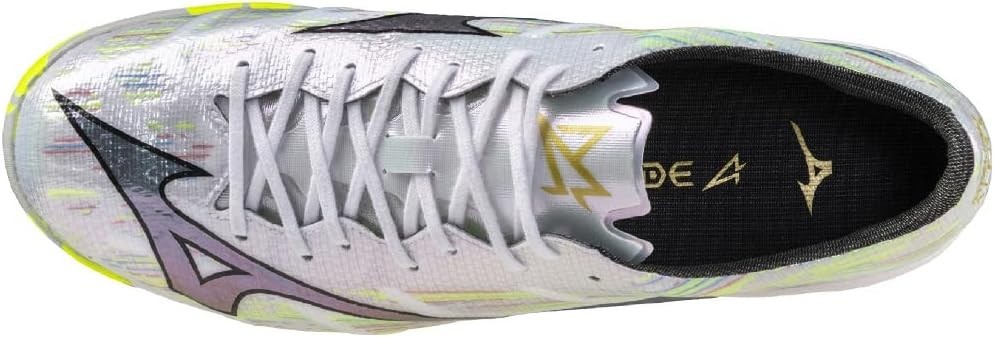MIZUNO Soccer Cleats ALPHA 2 ELITE AS P1GD2562 White / Silver Iridescent